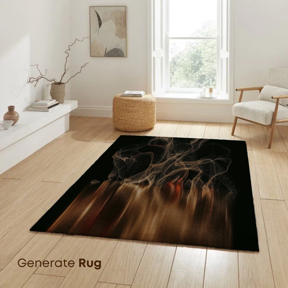 Ethereal Smoke Reflections: A Dance of Light and Shadow - Image 6