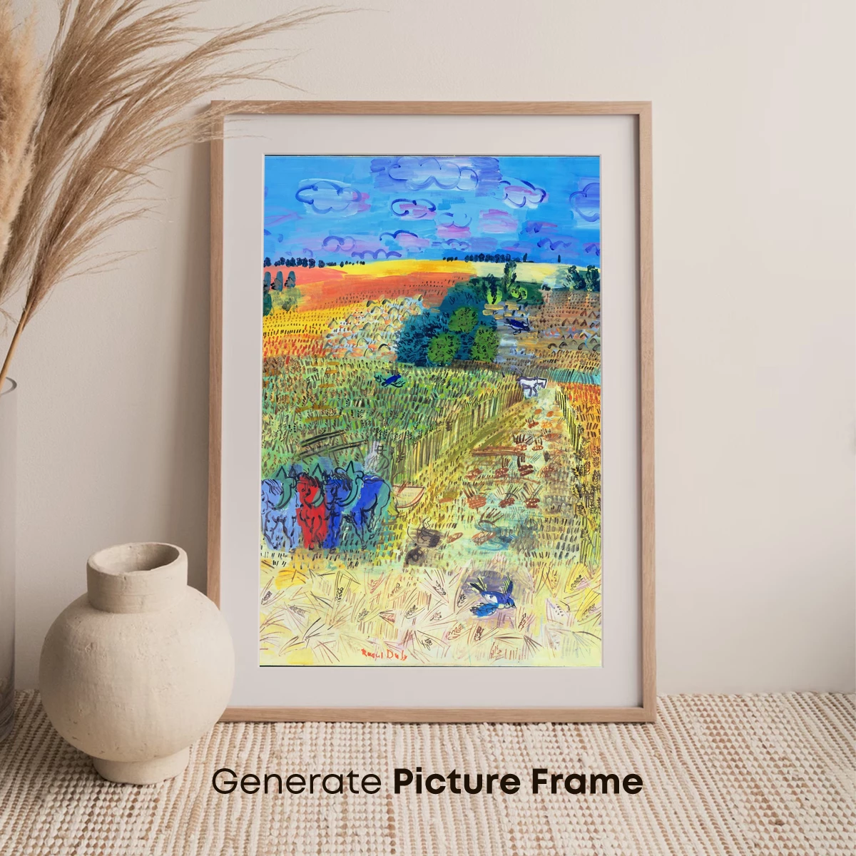 Harvest Symphony: Dalí's Surreal Landscape - Image 7