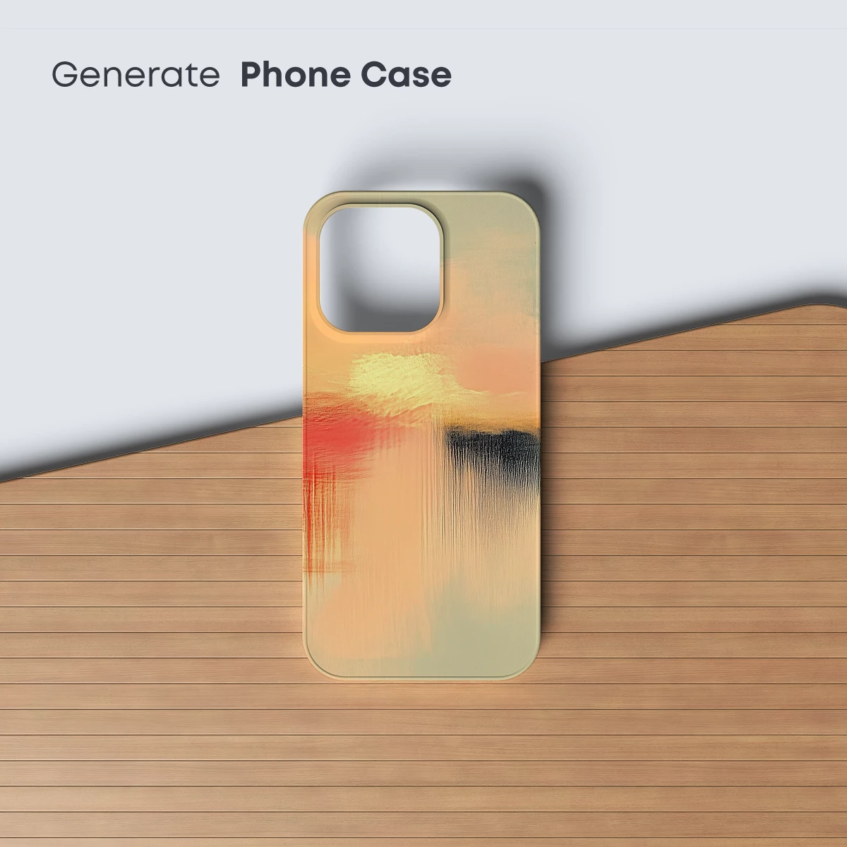 Abstract Sunset Symphony: Brushstroke Harmony - Image 3