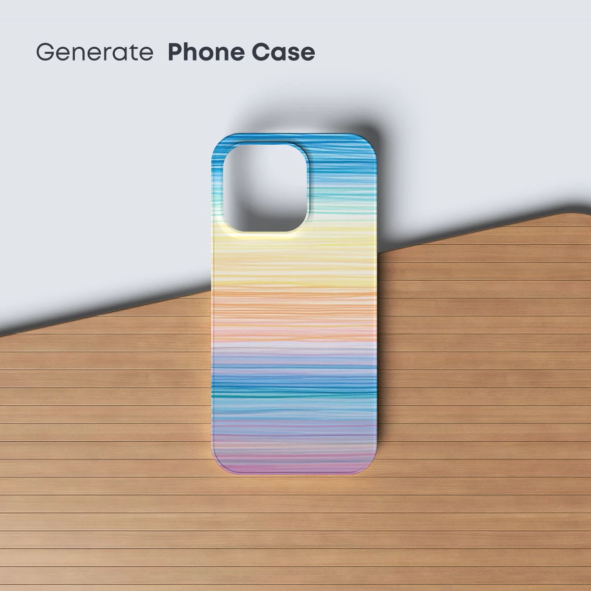 Horizon Hues: Abstract Stripes in Pastel Symphony - Image 3