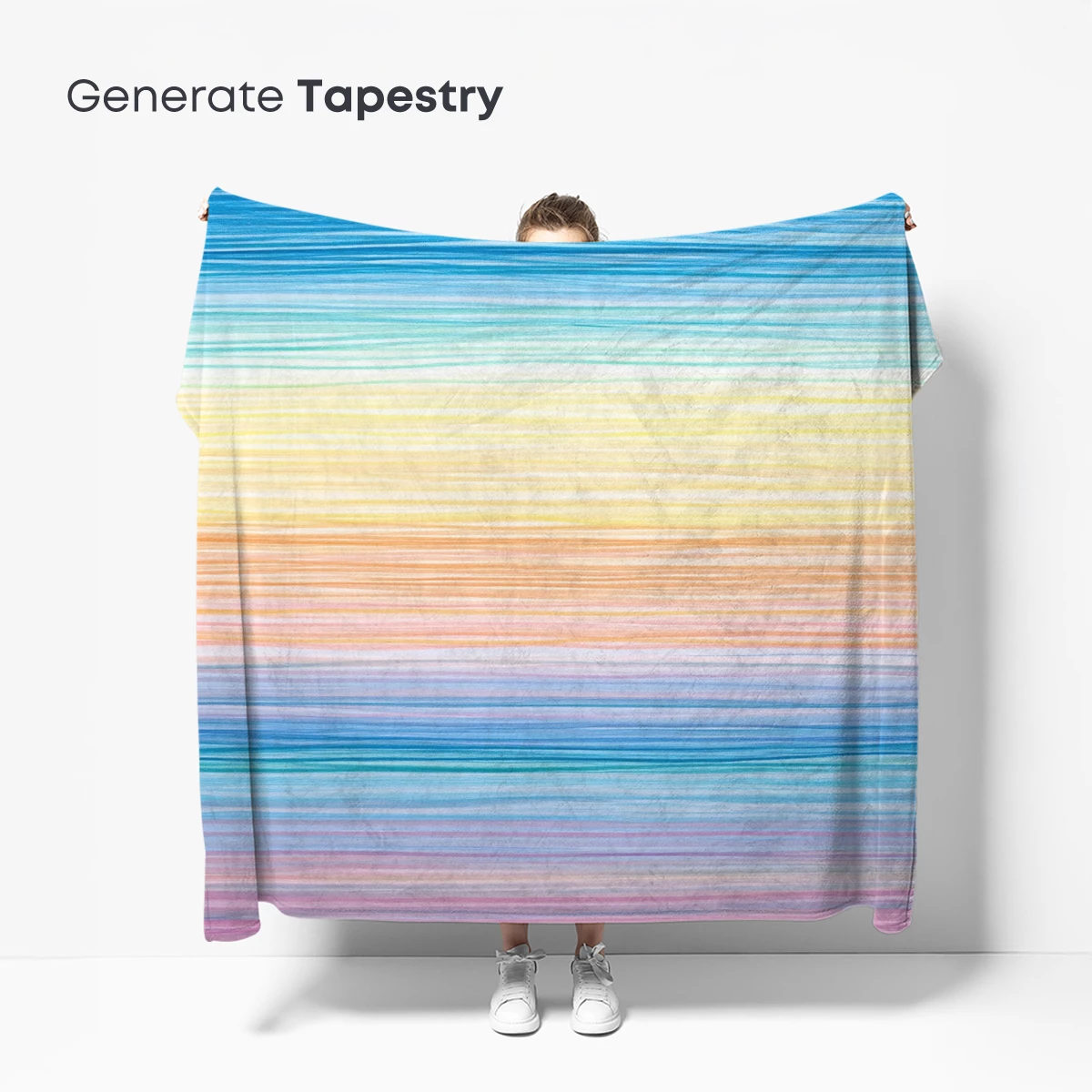 Horizon Hues: Abstract Stripes in Pastel Symphony - Image 5