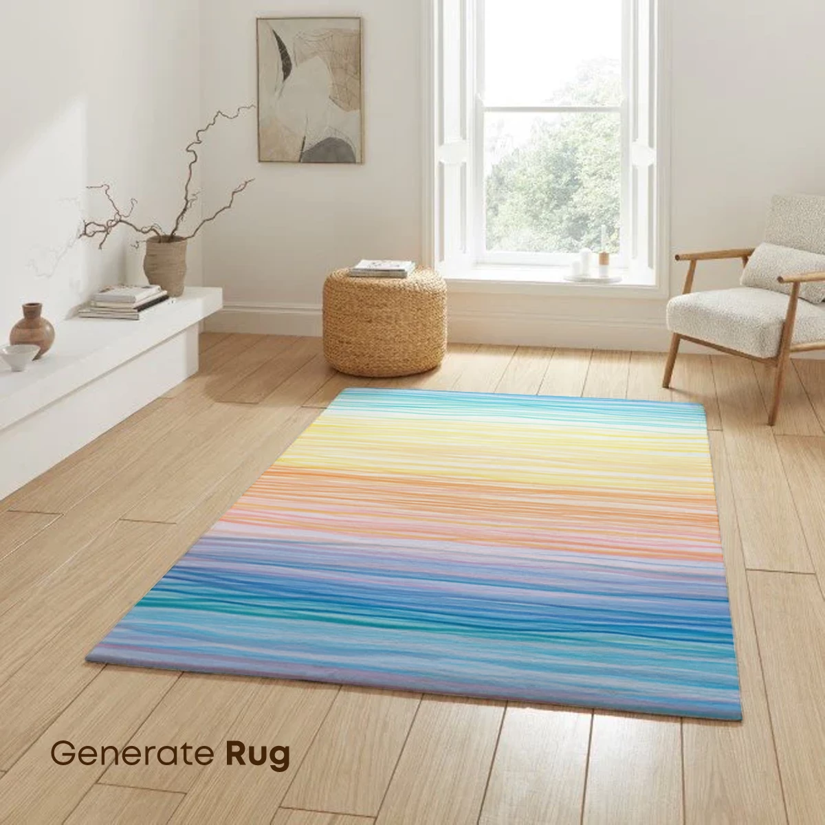 Horizon Hues: Abstract Stripes in Pastel Symphony - Image 6