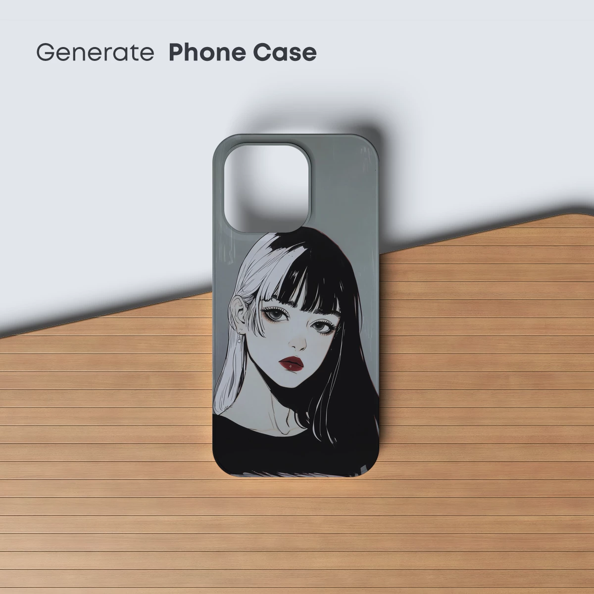 Monochrome Muse: Bold Contrast in Anime Artistry - Image 3