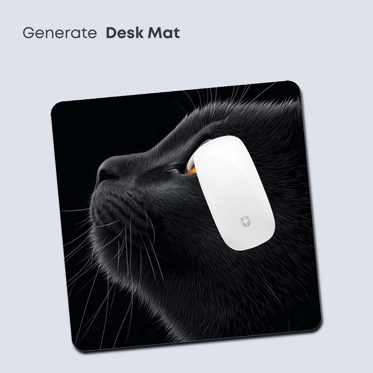 Ethereal Black Cat: Golden Gaze in Darkness - Image 4