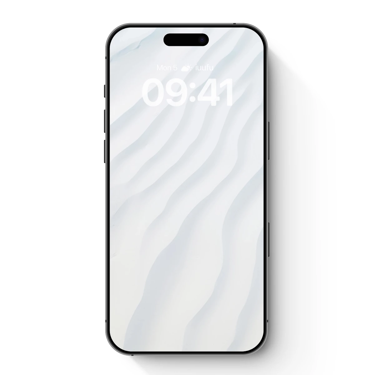 Elegant Snow Ripples: A Winter Symphony in White