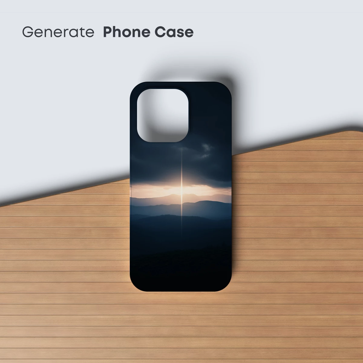 Eternal Dawn: Mountain Silhouettes Bathed in Light - Image 3