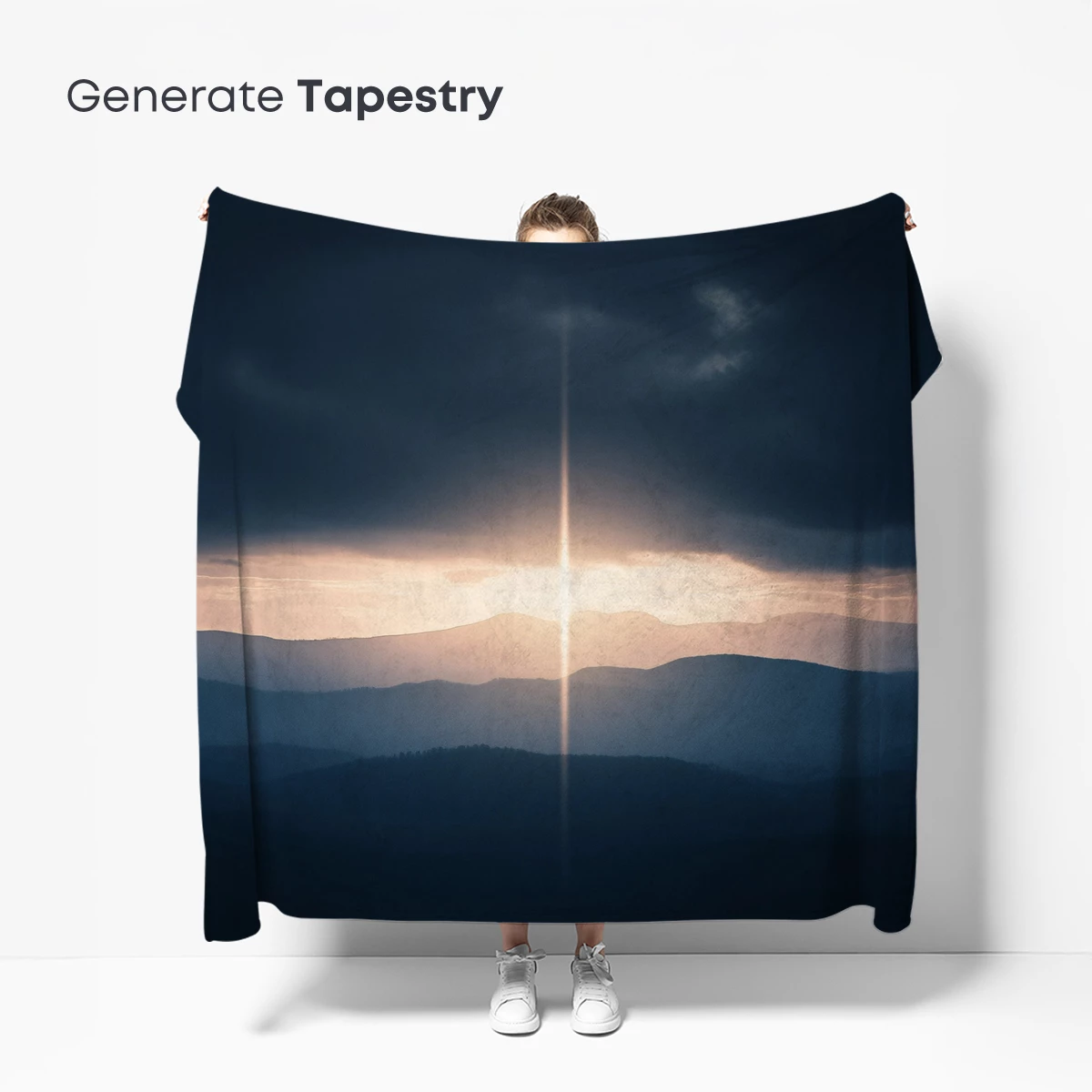 Eternal Dawn: Mountain Silhouettes Bathed in Light - Image 5