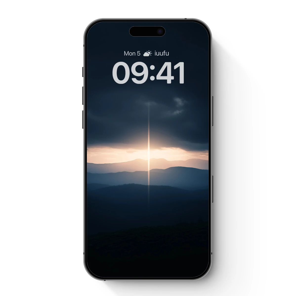 Eternal Dawn: Mountain Silhouettes Bathed in Light