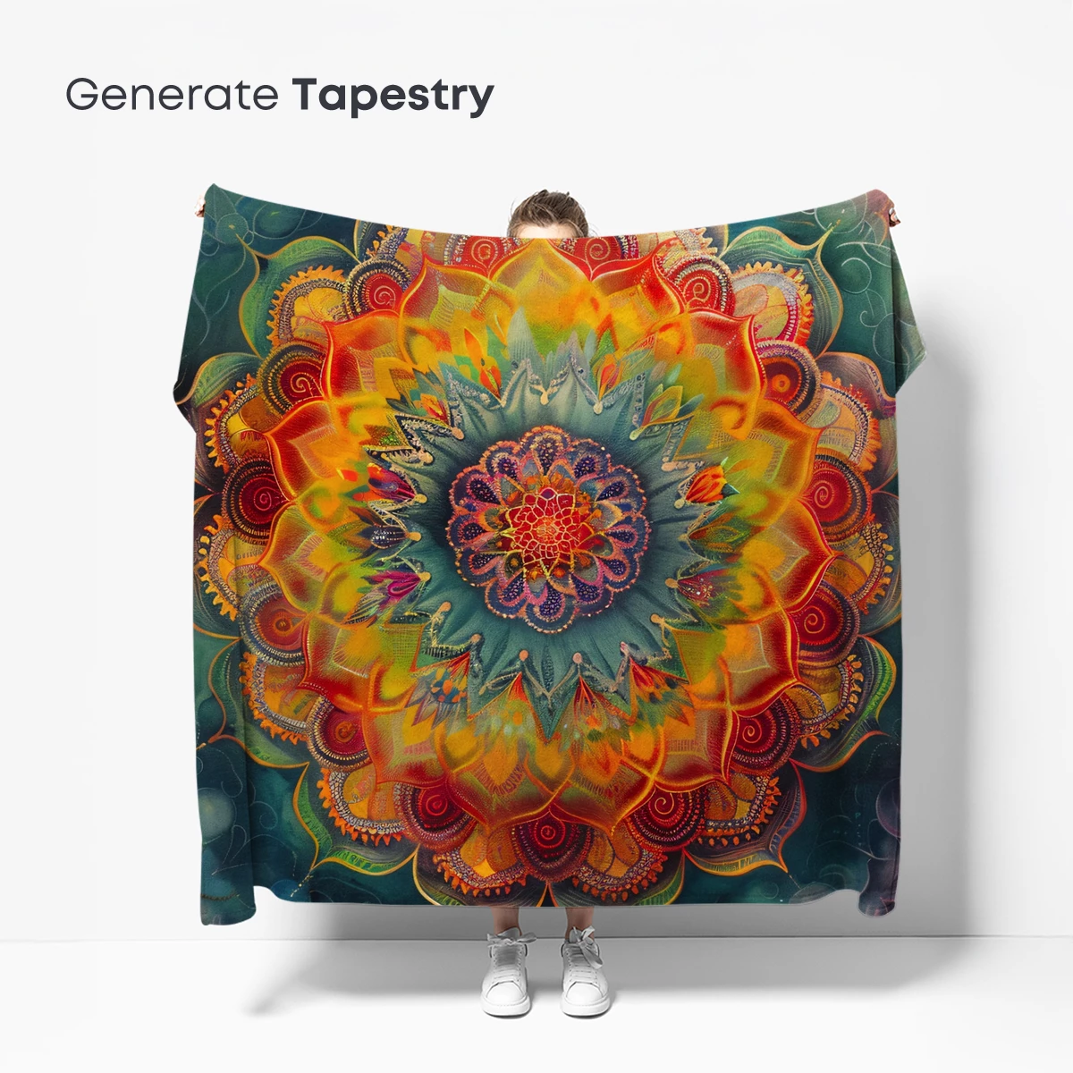 Mandala Symphony: Cosmic Bloom in Vibrant Harmony - Image 5