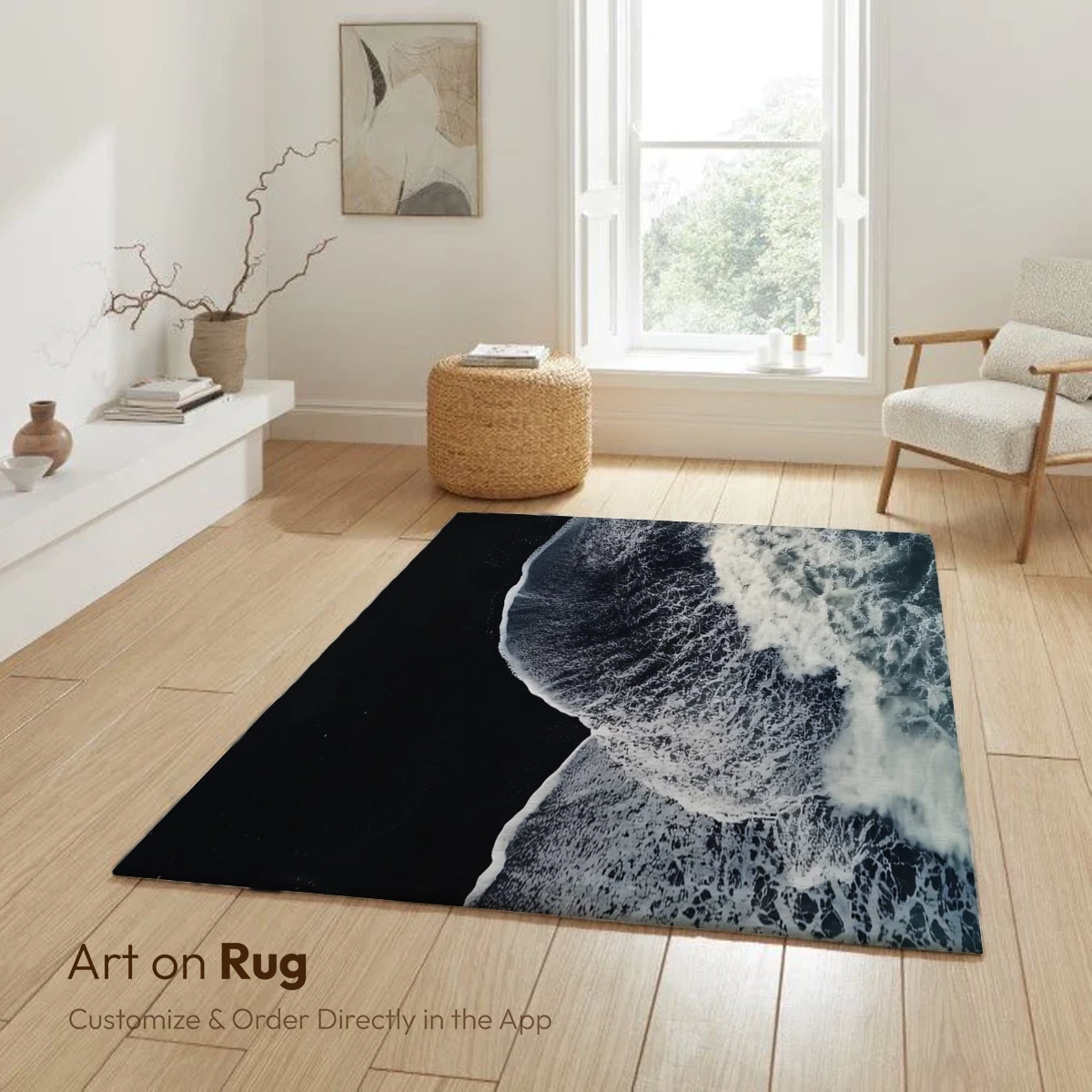 Eternal Tides: Black Sand Beach Symphony - Image 6