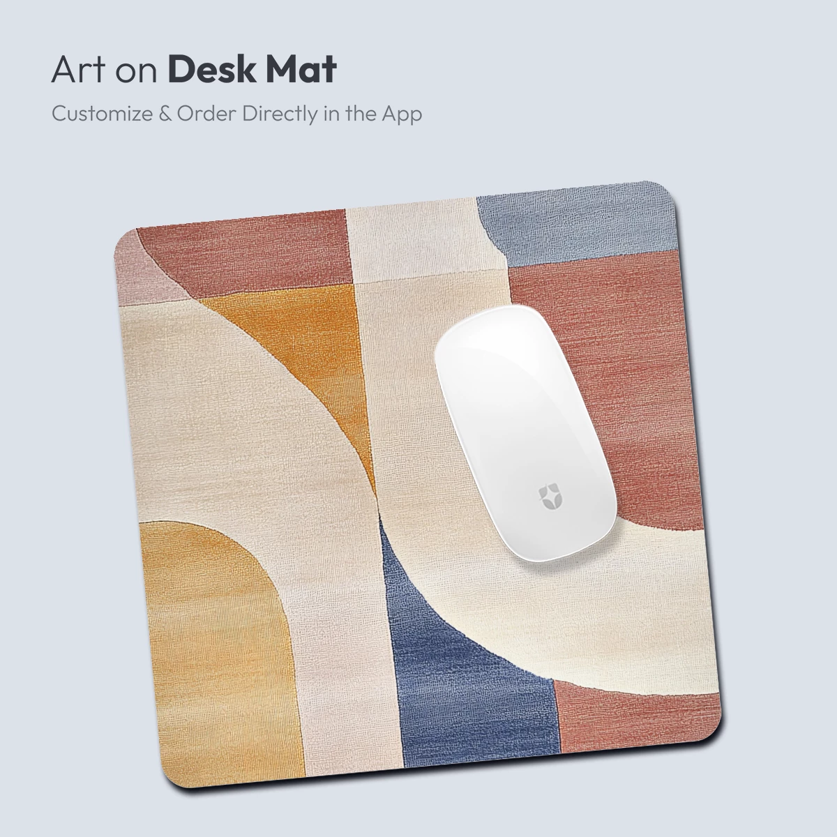 Abstract Canvas: Curved Elegance in Soft Tones - Image 4