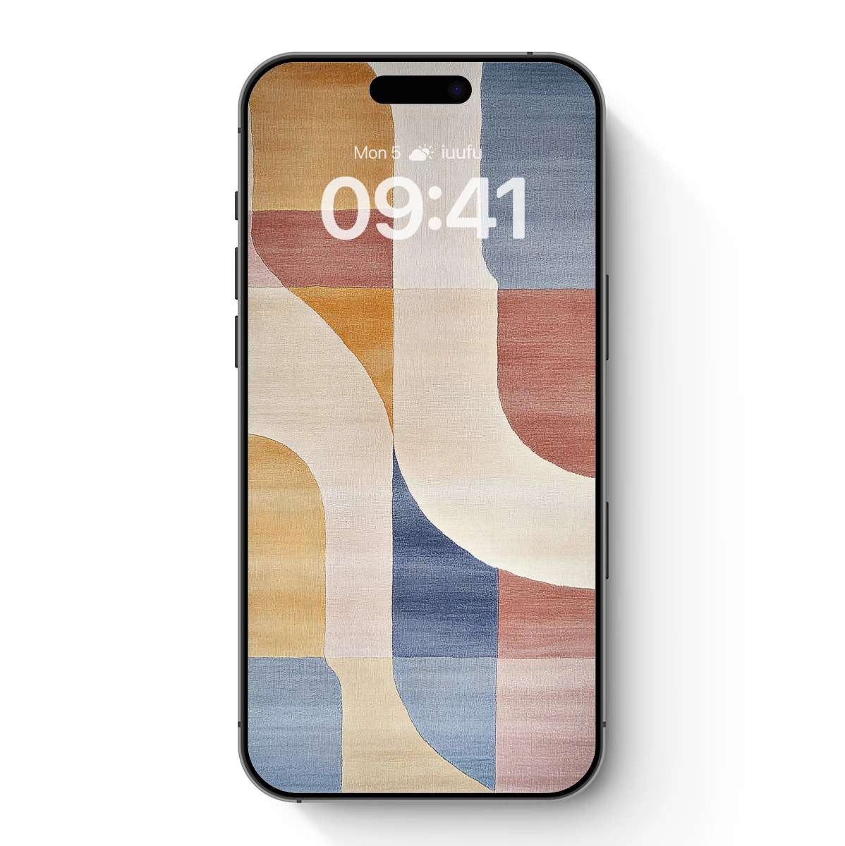 Abstract Canvas: Curved Elegance in Soft Tones