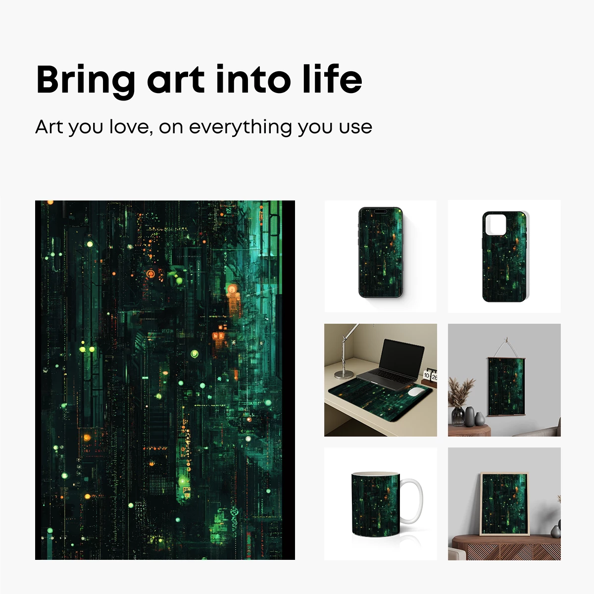 Cybernetic Cityscape: Neon Dreams in Digital Night - Image 2