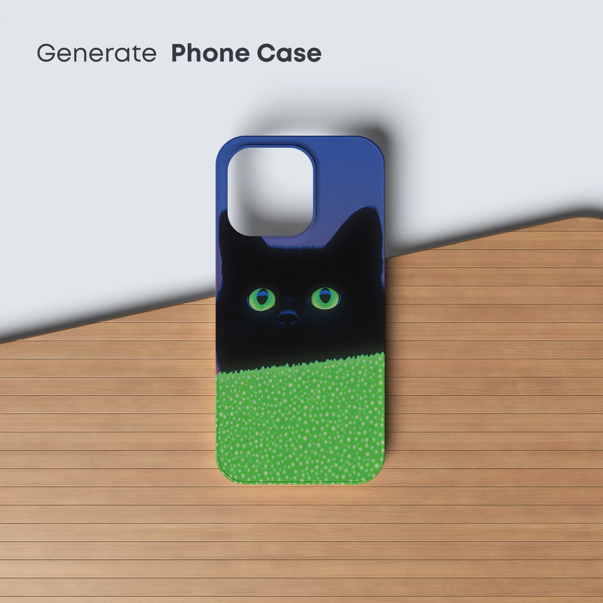 Glowing Cat Eyes in Midnight Blue - Image 3