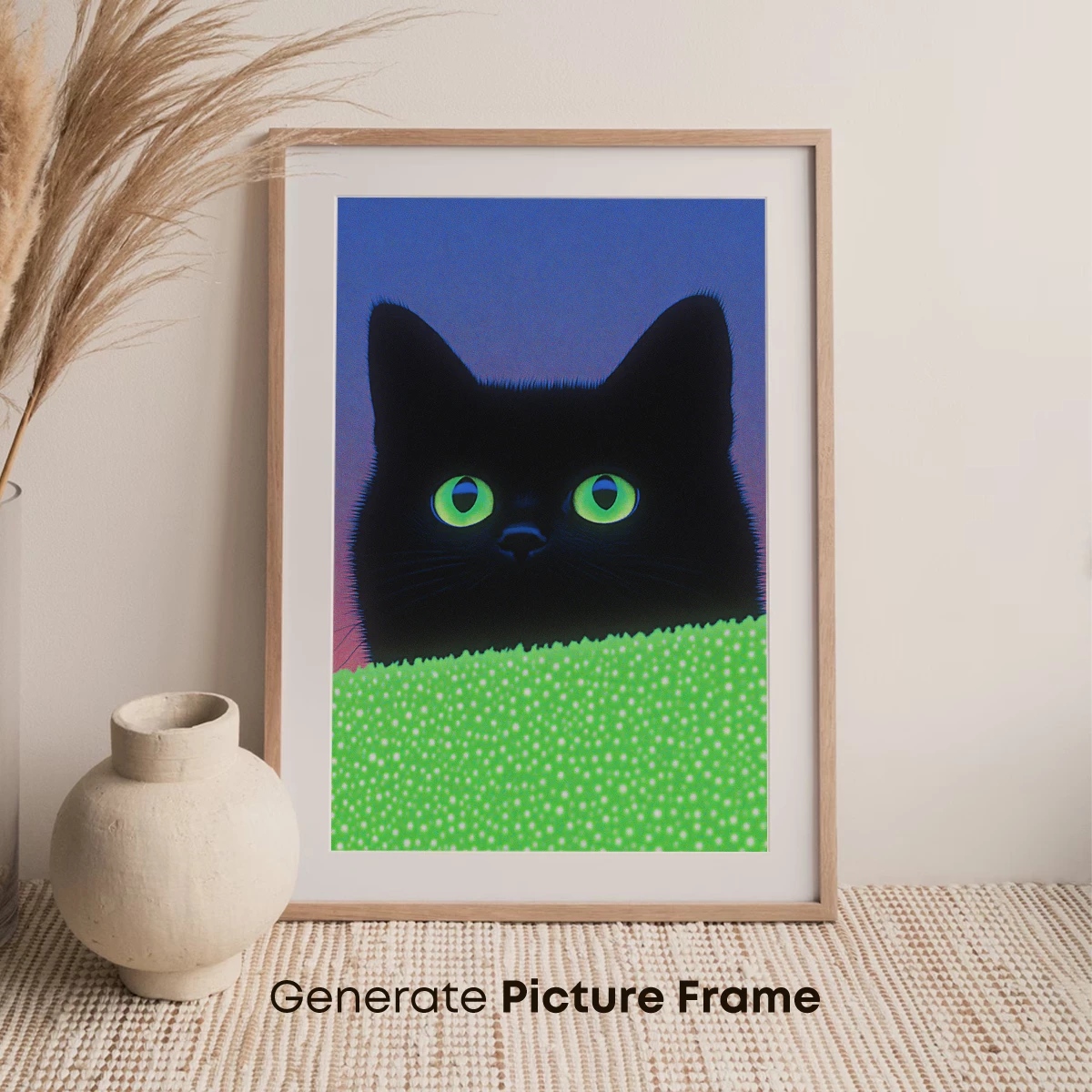 Glowing Cat Eyes in Midnight Blue - Image 7