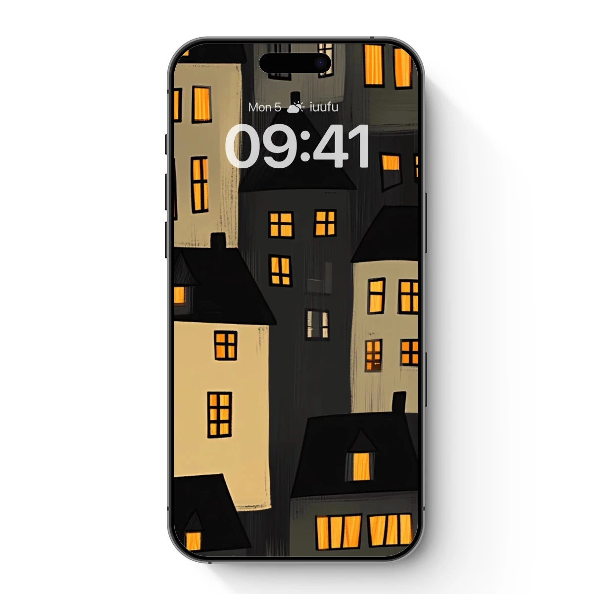 Cozy Nighttime Village Glow