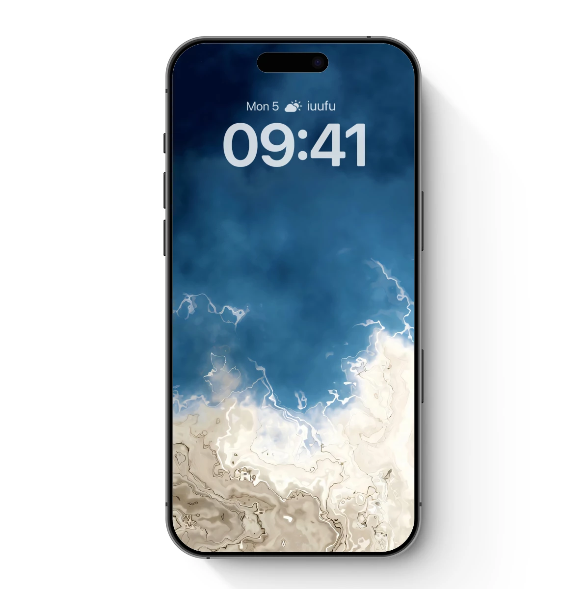 Ethereal Cloudscape: Blue and Beige Harmony