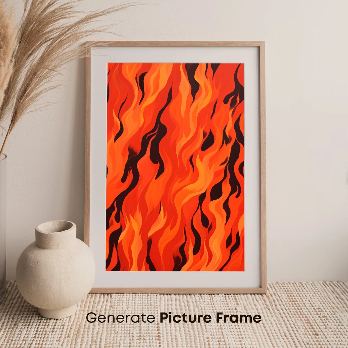 Fiery Flames: Abstract Blaze Art - Image 7