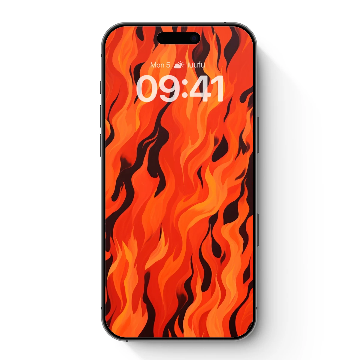 Fiery Flames: Abstract Blaze Art