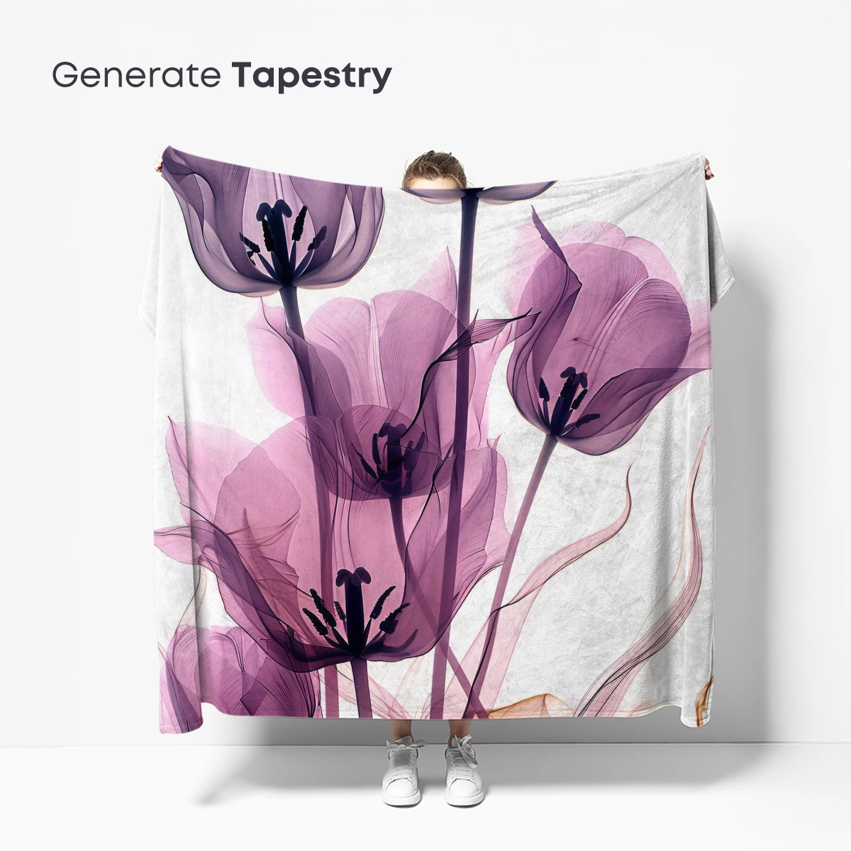 Ethereal Tulips: X-Ray Vision Artistry - Image 5