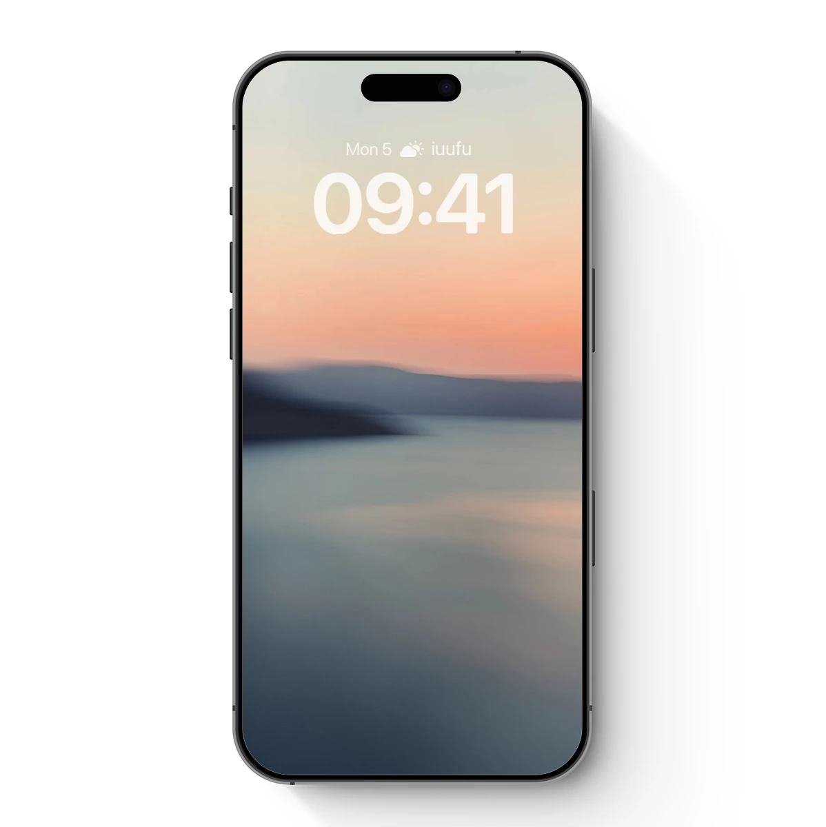 Blurred Sunset Serenity: A Hazy Horizon Dream