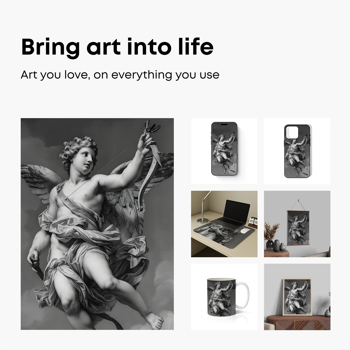 Ethereal Cupid: Baroque Flight of Love - Image 2