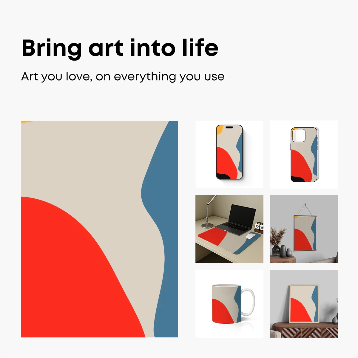 Abstract Color Fusion: Modern Art Harmony - Image 2