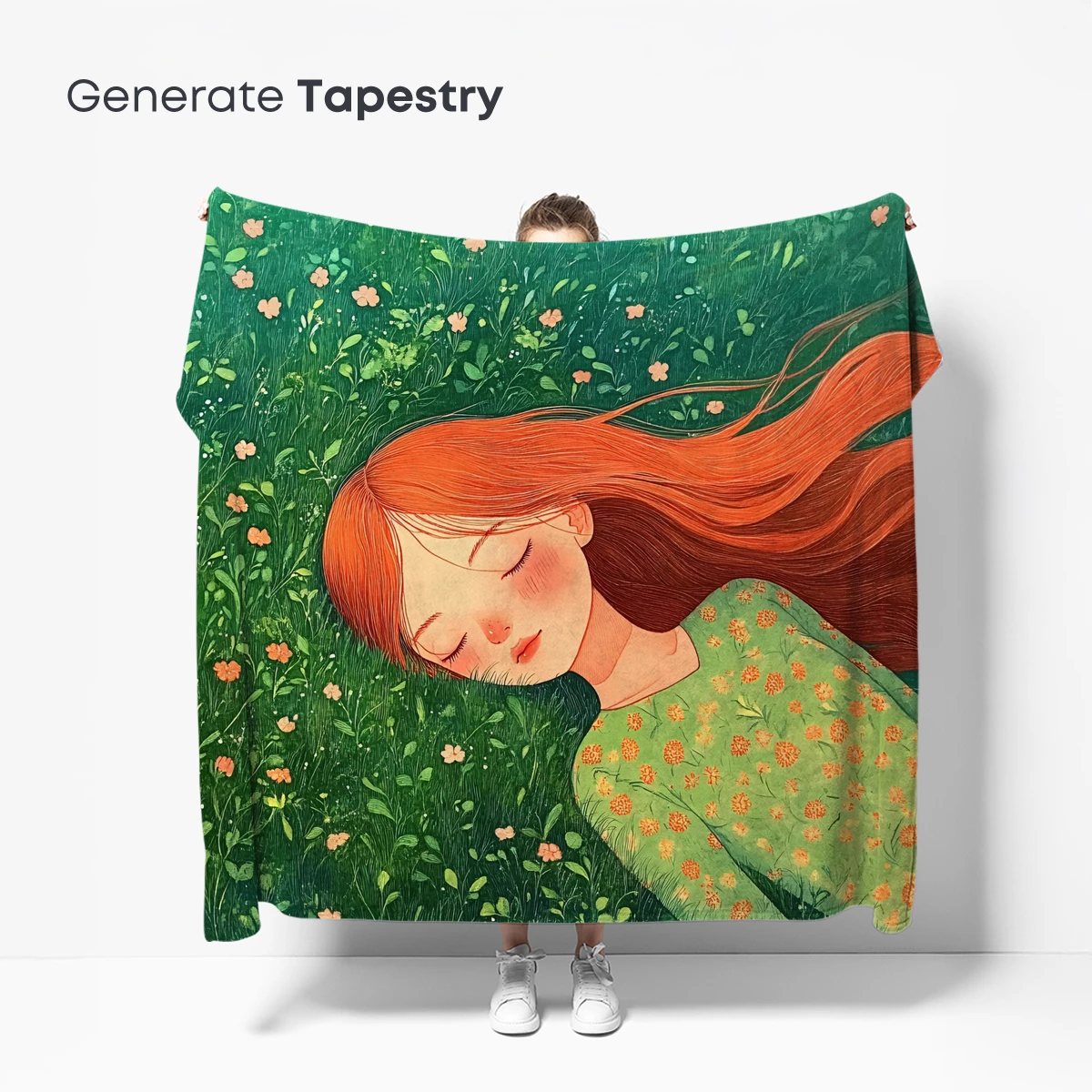 Dreaming in Verdant Fields: A Serene Floral Retreat - Image 5