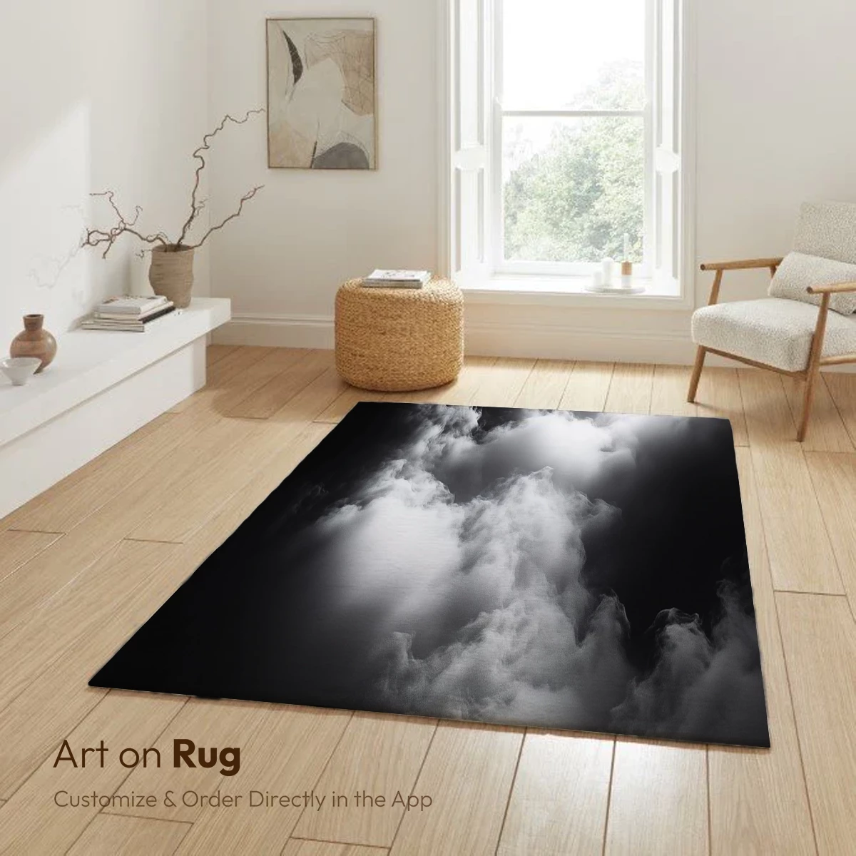 Ethereal Clouds: Monochrome Mystery - Image 6