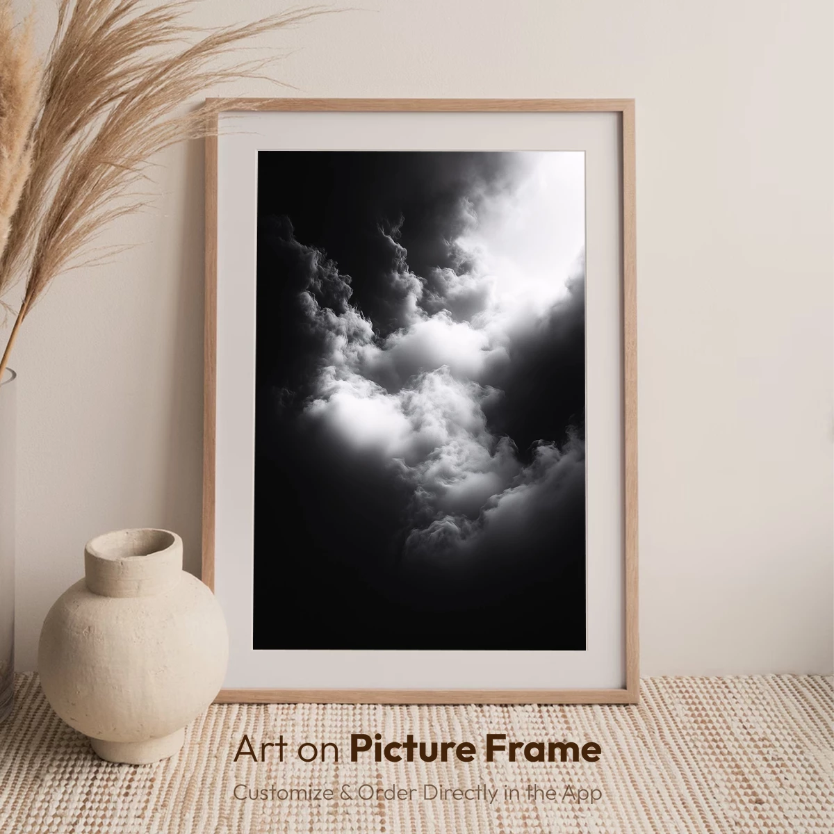 Ethereal Clouds: Monochrome Mystery - Image 7