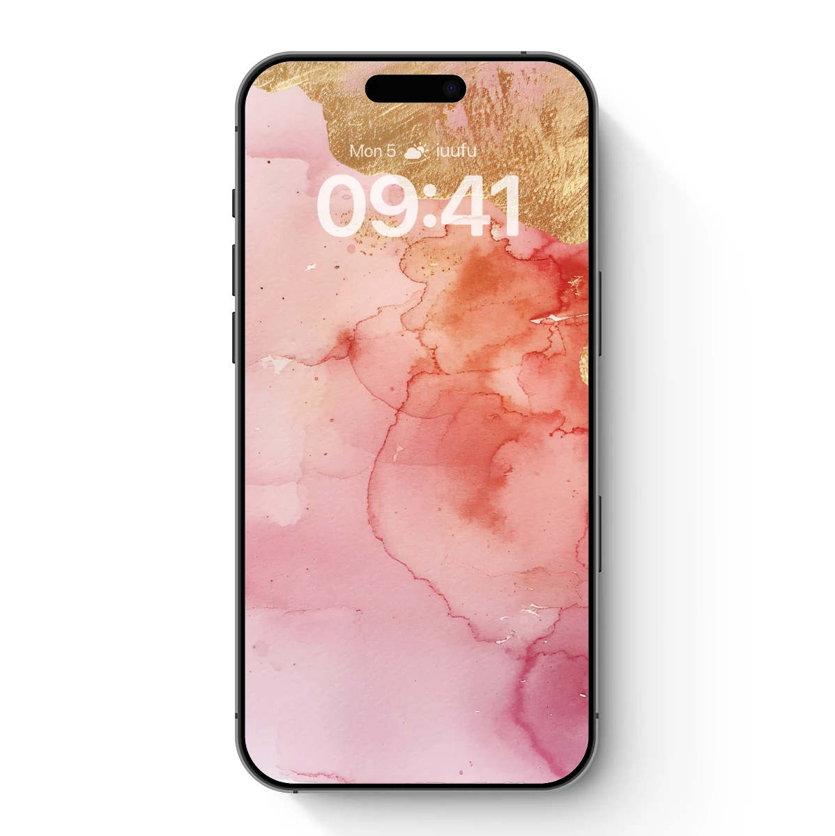 Blush and Gold Abstract Elegance