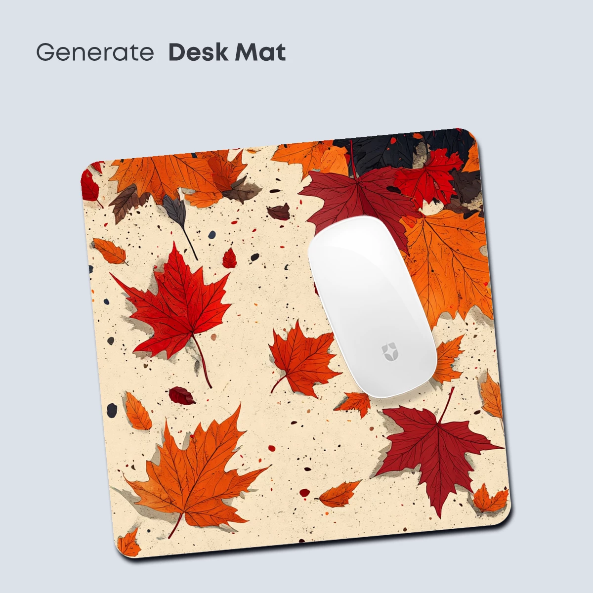 Autumn Symphony: Falling Leaves in Warm Hues - Image 4