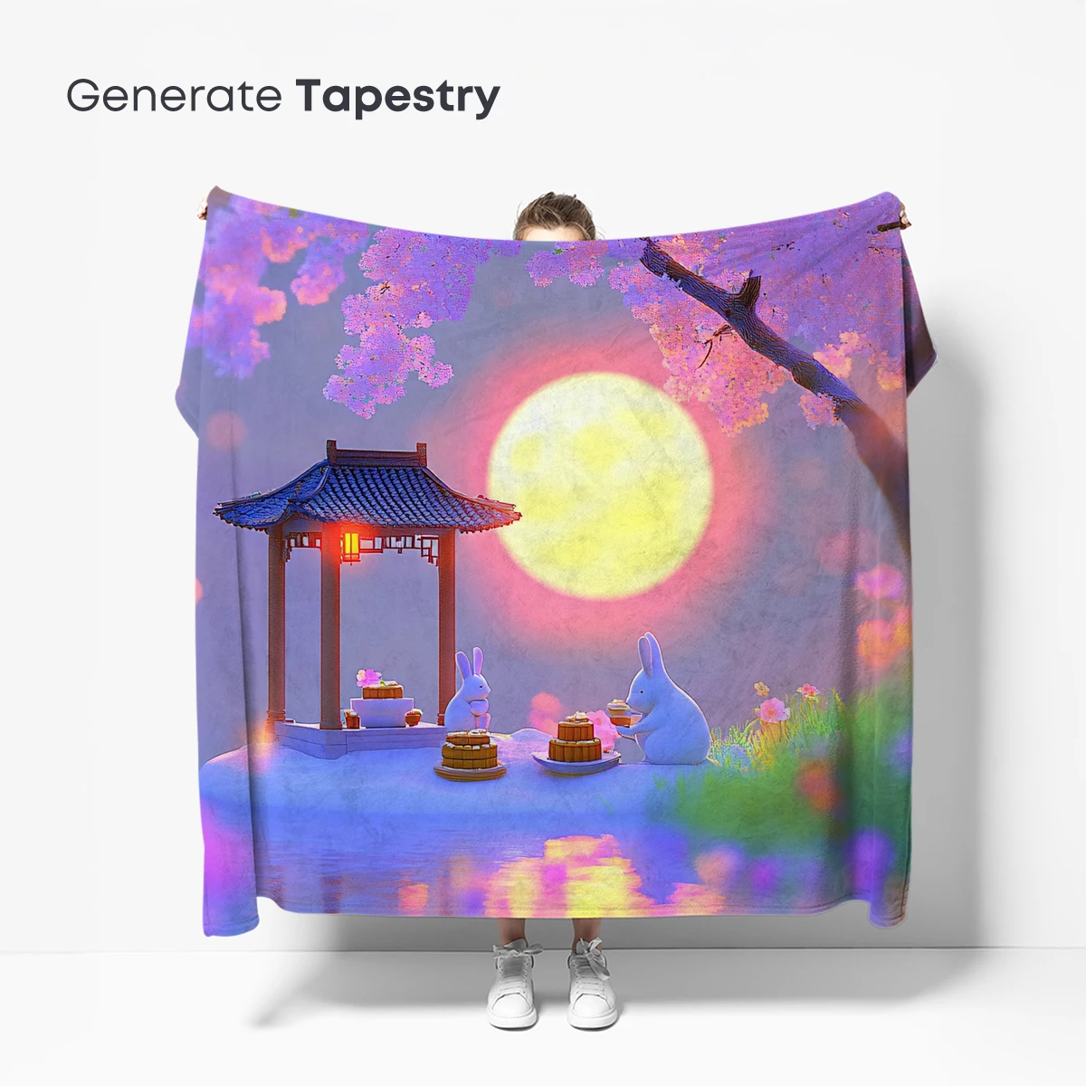 Cherry Blossom Moonlight Gathering - Image 5