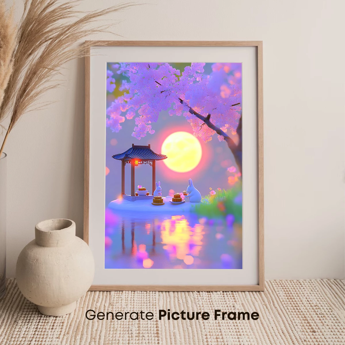 Cherry Blossom Moonlight Gathering - Image 7