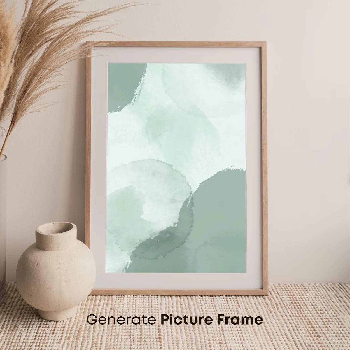 Ethereal Ice Whispers: Abstract Watercolor Flow - Image 7