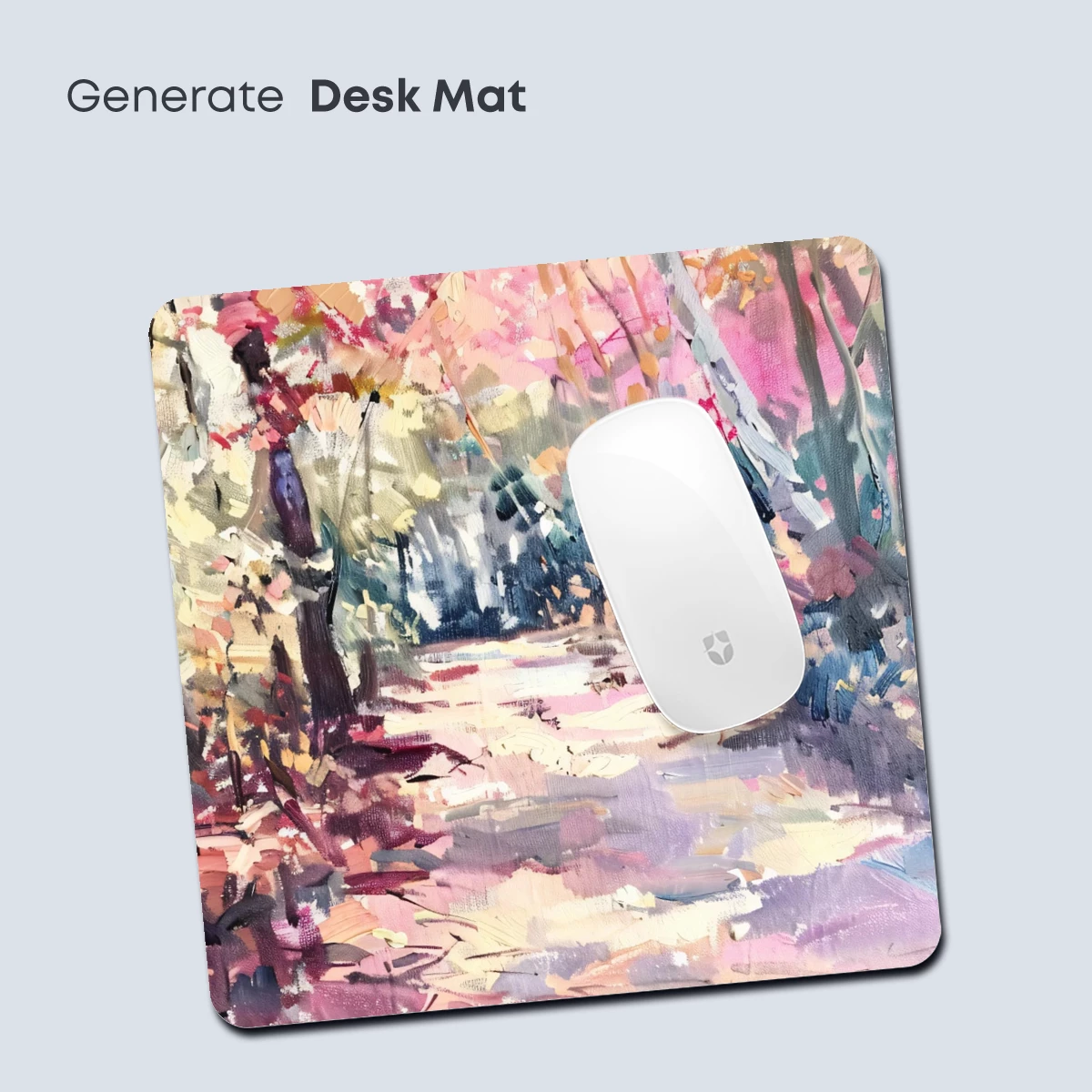 Enchanted Forest Path: Impressionist Spring Glow - Image 4
