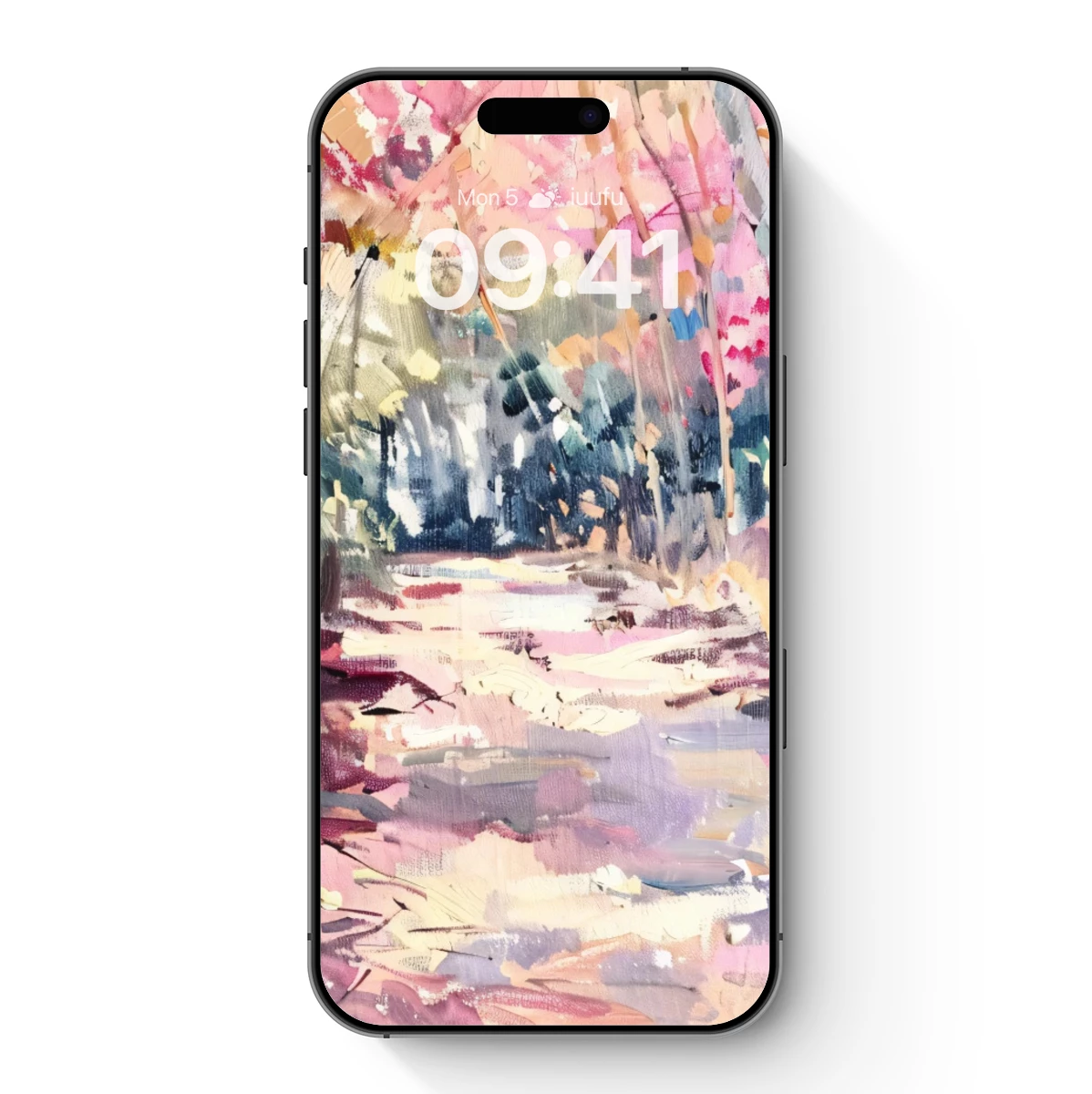 Enchanted Forest Path: Impressionist Spring Glow