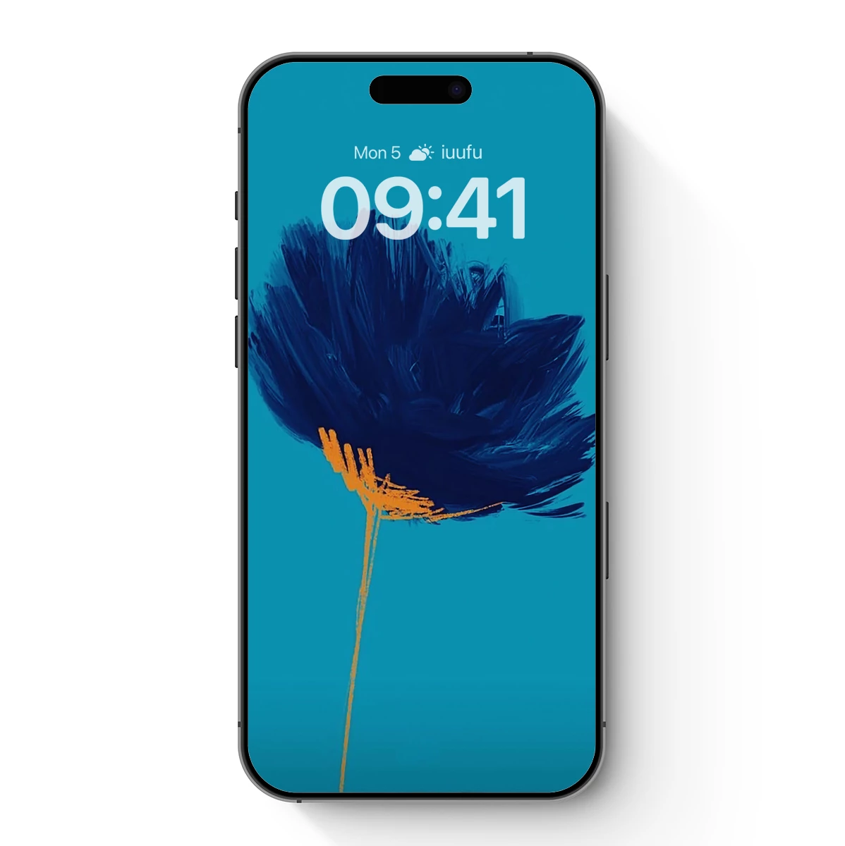 Blue Bloom: Abstract Floral Artistry