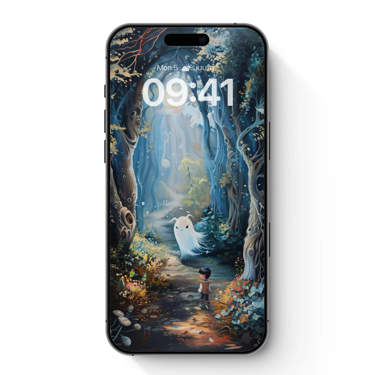 Enchanted Forest Encounter: Boy Meets Mystical Creature