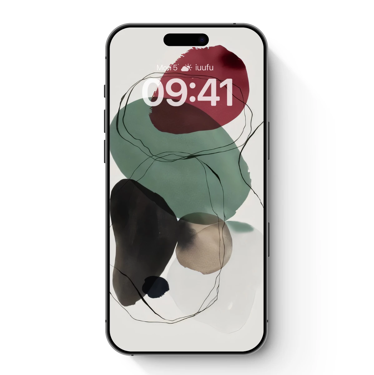 Abstract Harmony: Ink Blooms and Curves