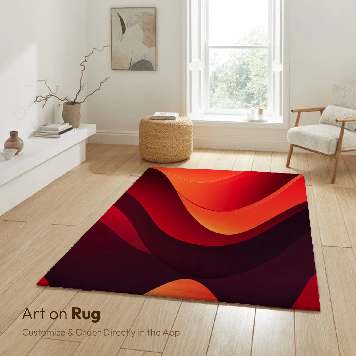 Crimson Waves Under Starlit Skies - Image 6