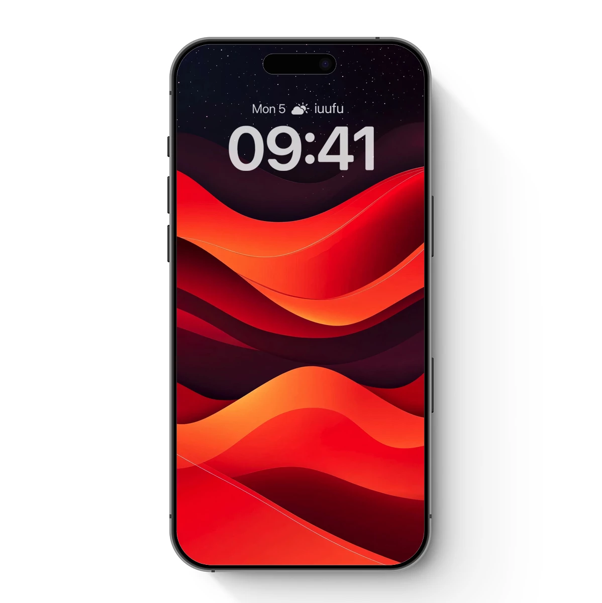 Crimson Waves Under Starlit Skies