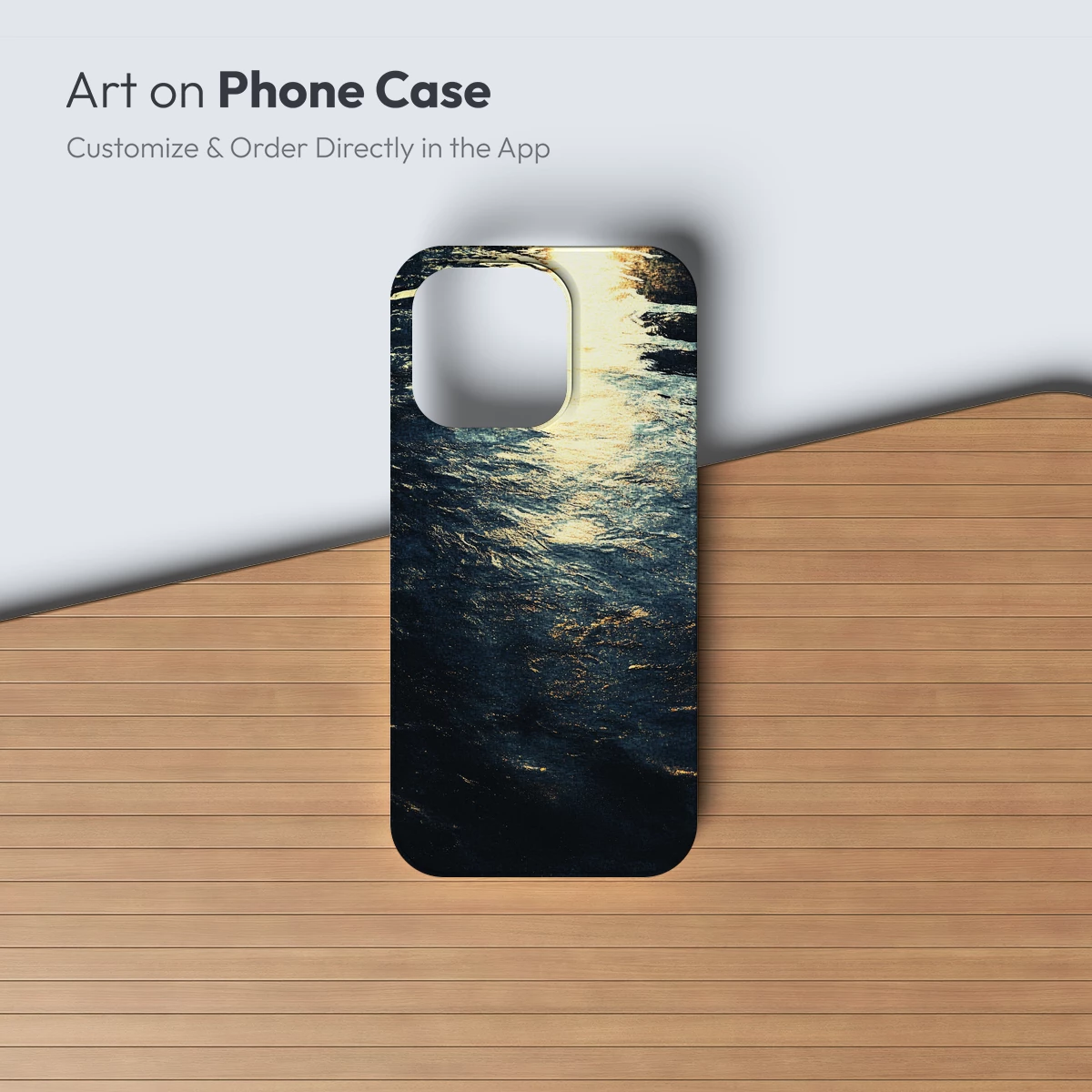 Golden Ripple Symphony: Water's Dance in Light - Image 3