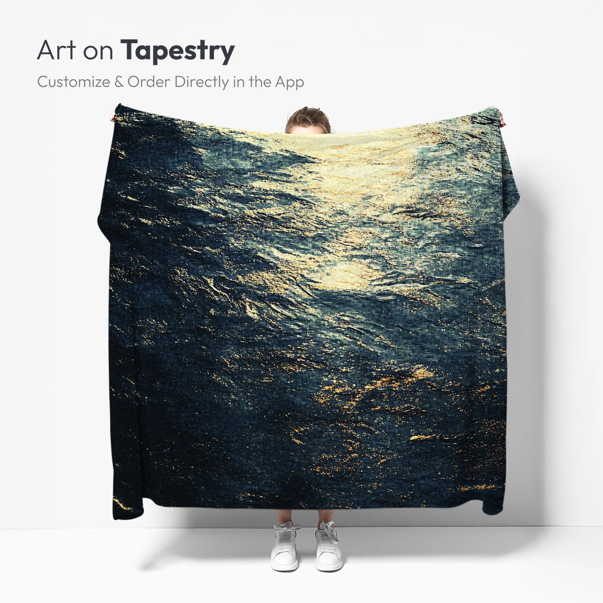 Golden Ripple Symphony: Water's Dance in Light - Image 5