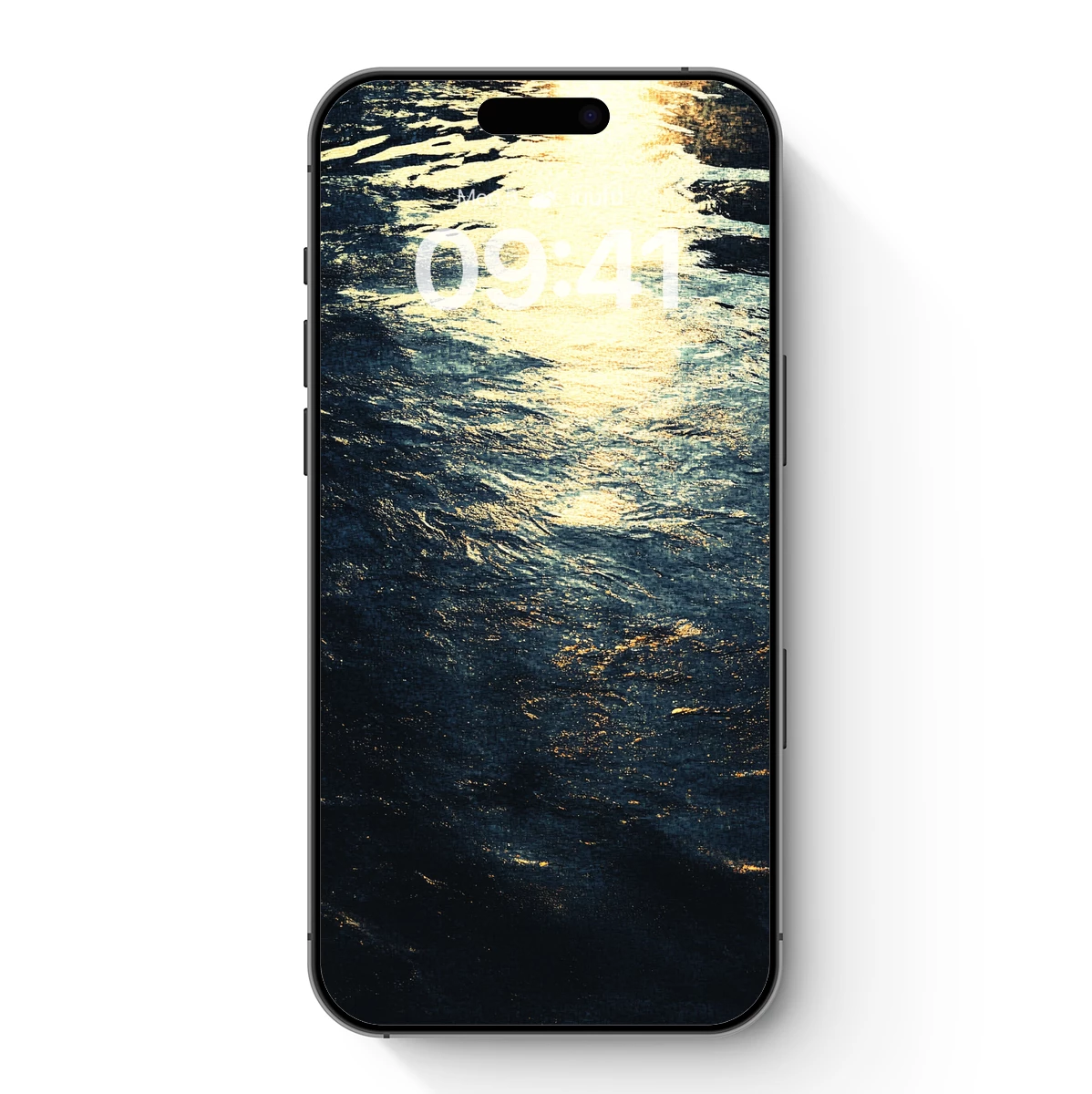 Golden Ripple Symphony: Water's Dance in Light