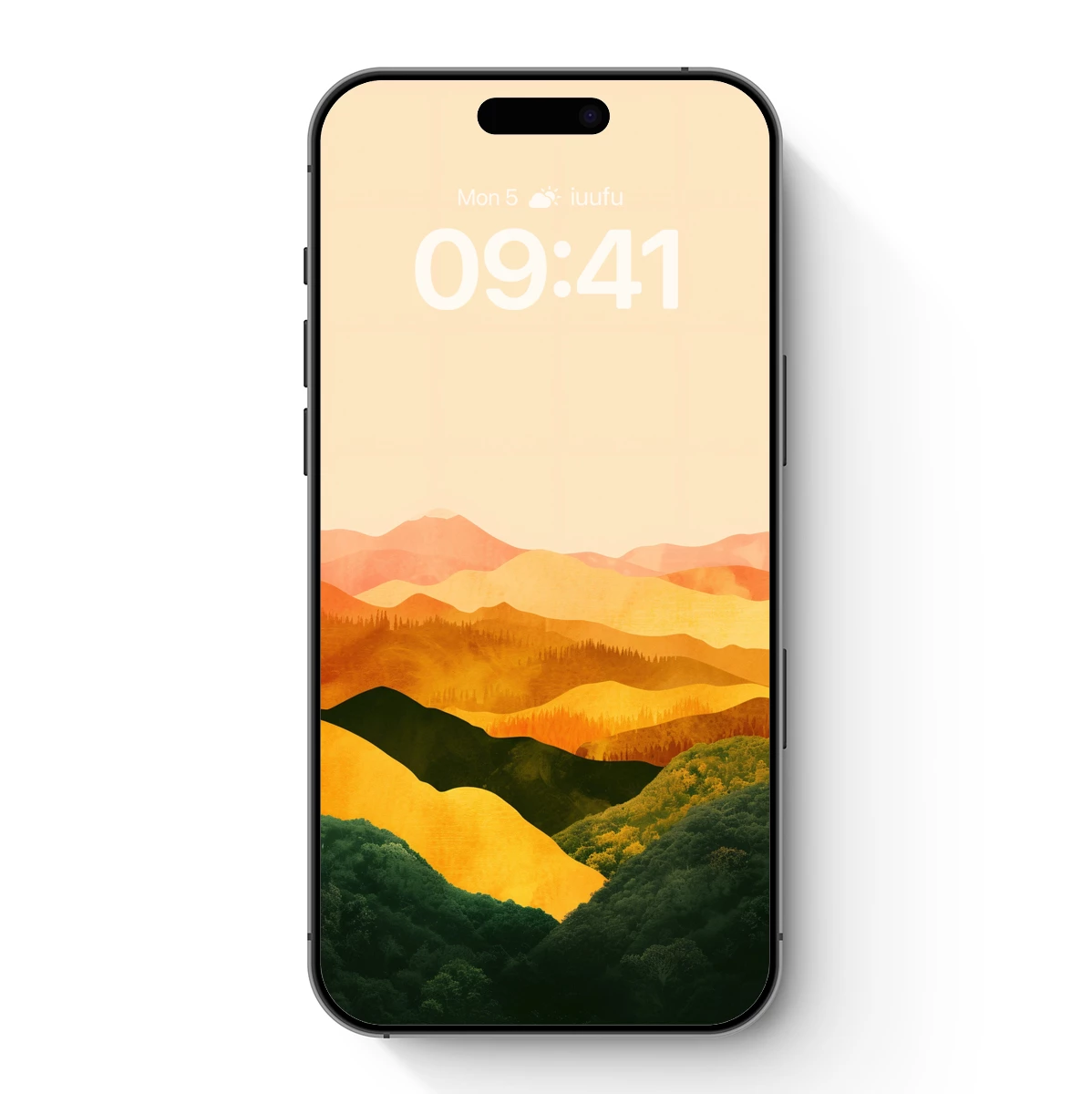 Golden Hues of Mountain Serenity