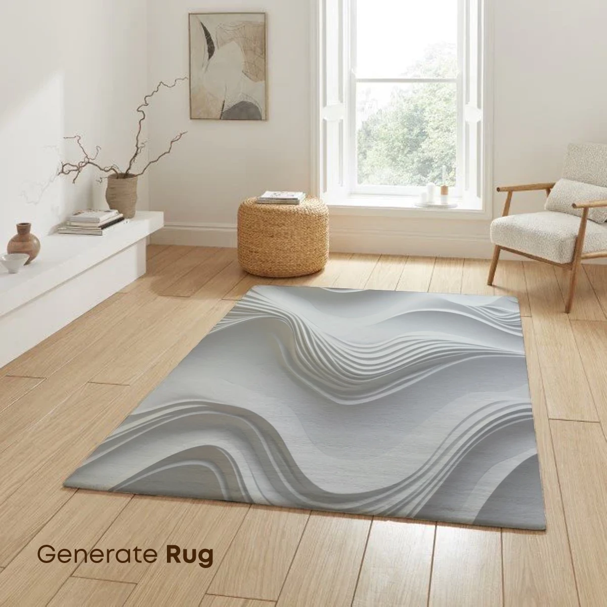 Elegant White Waves: A Sculptural Symphony - Image 6