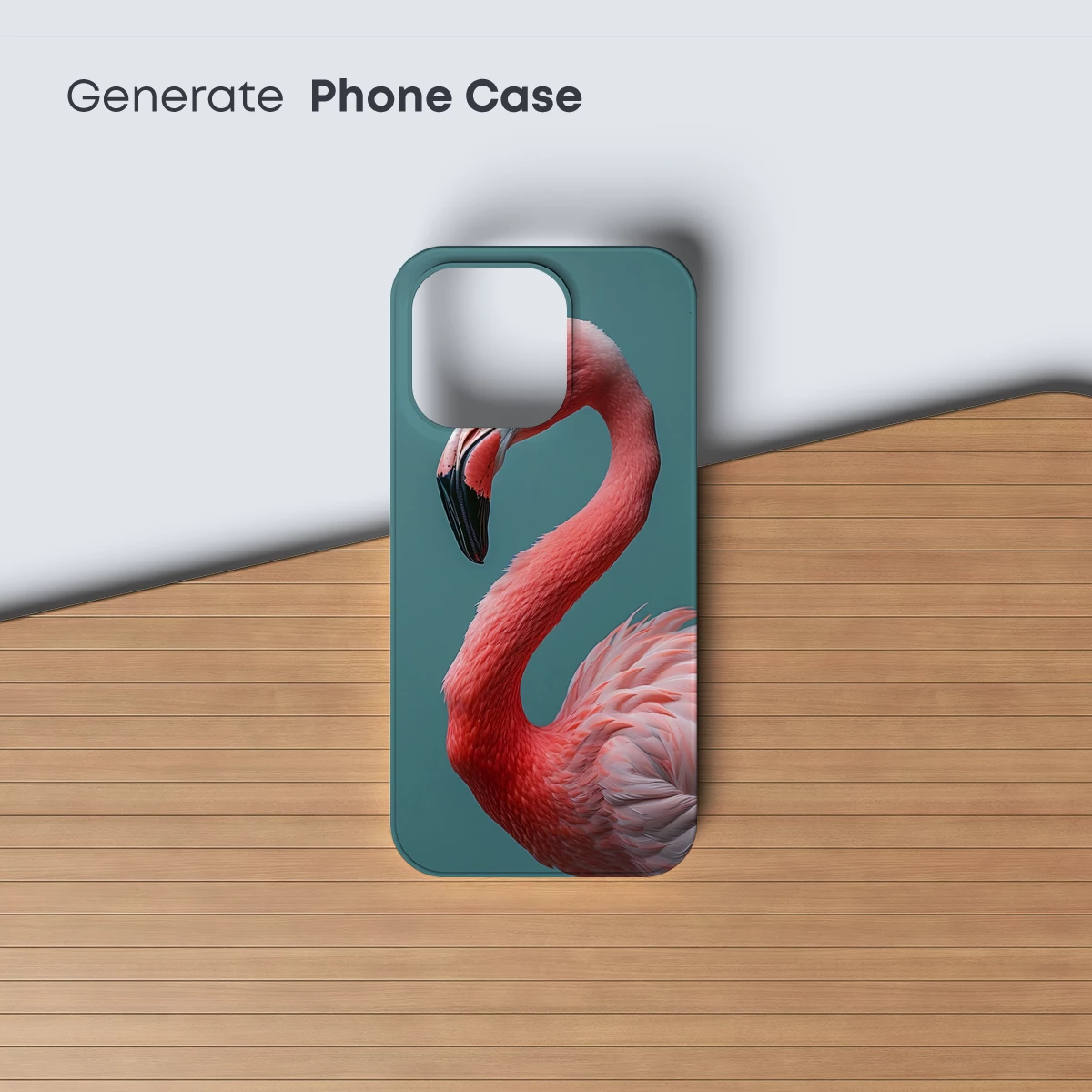 Elegant Pink Flamingo in Serene Profile - Image 3