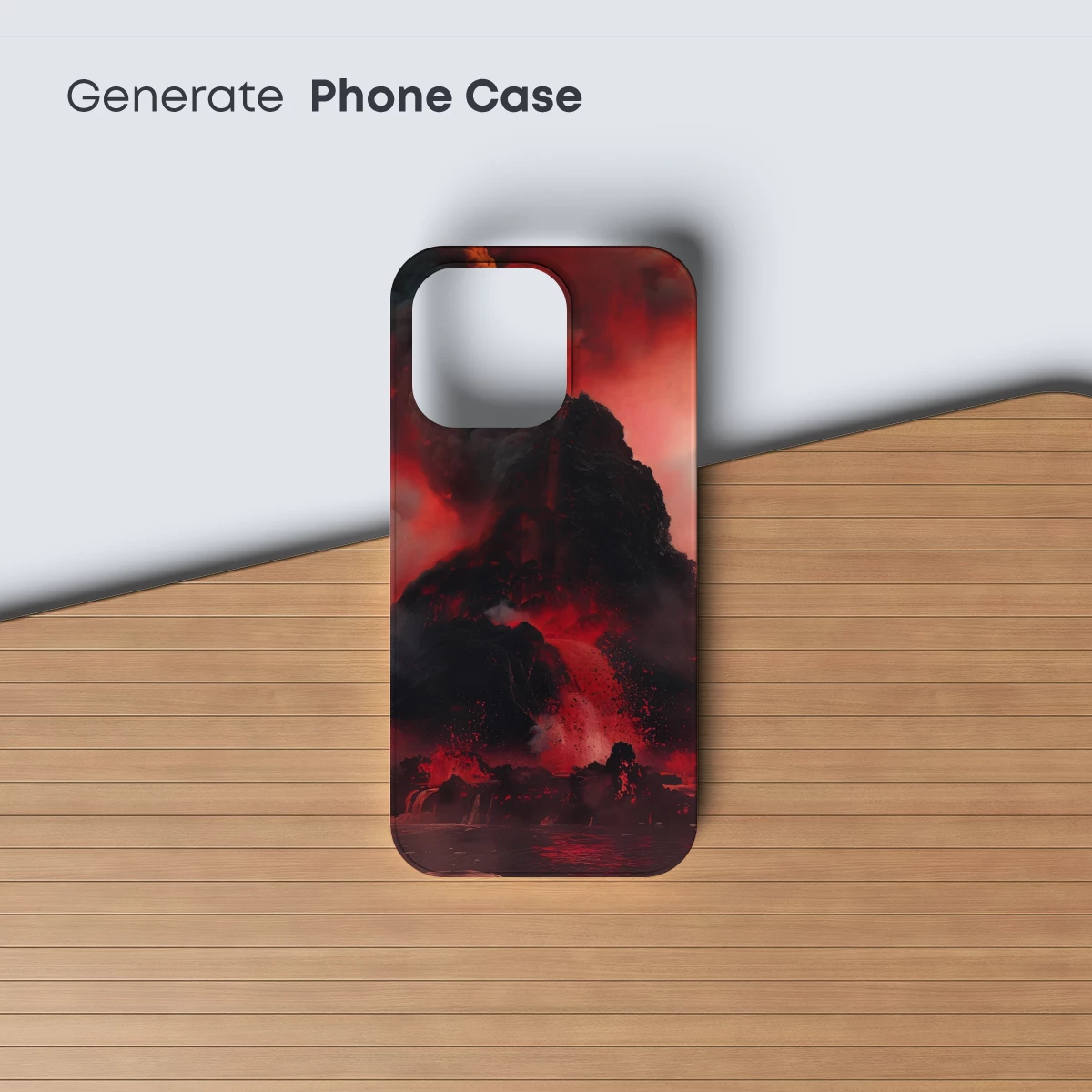 Erupting Volcano: Inferno's Dance Over the Sea - Image 3