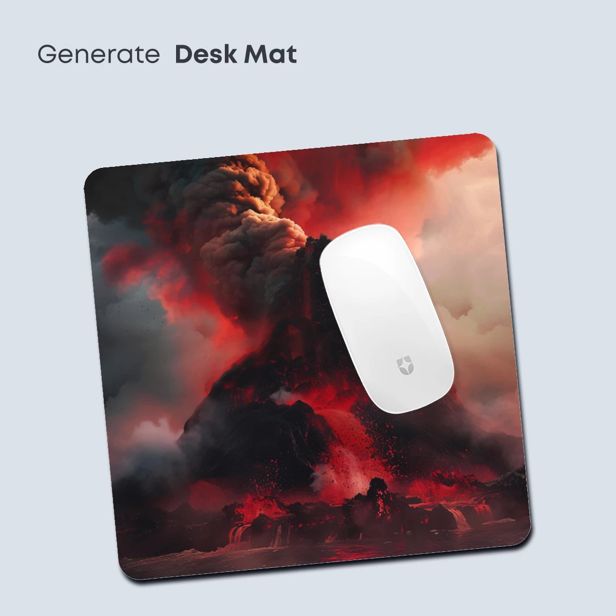 Erupting Volcano: Inferno's Dance Over the Sea - Image 4